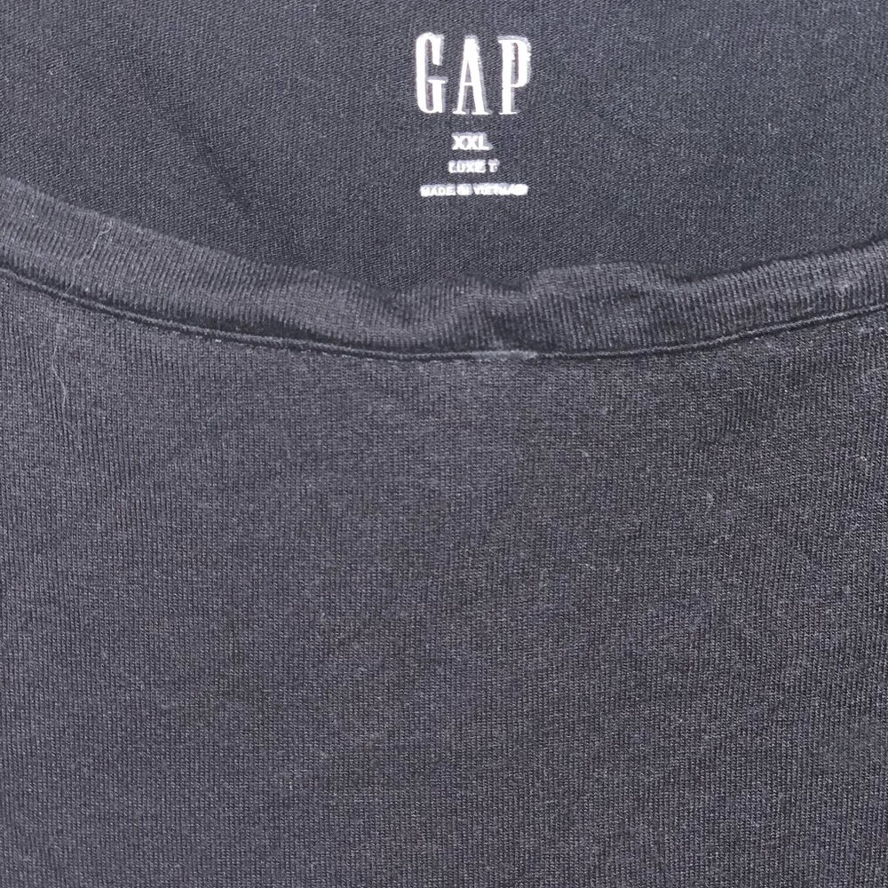 GAP Black Luxe Tee XXL Short Sleeve